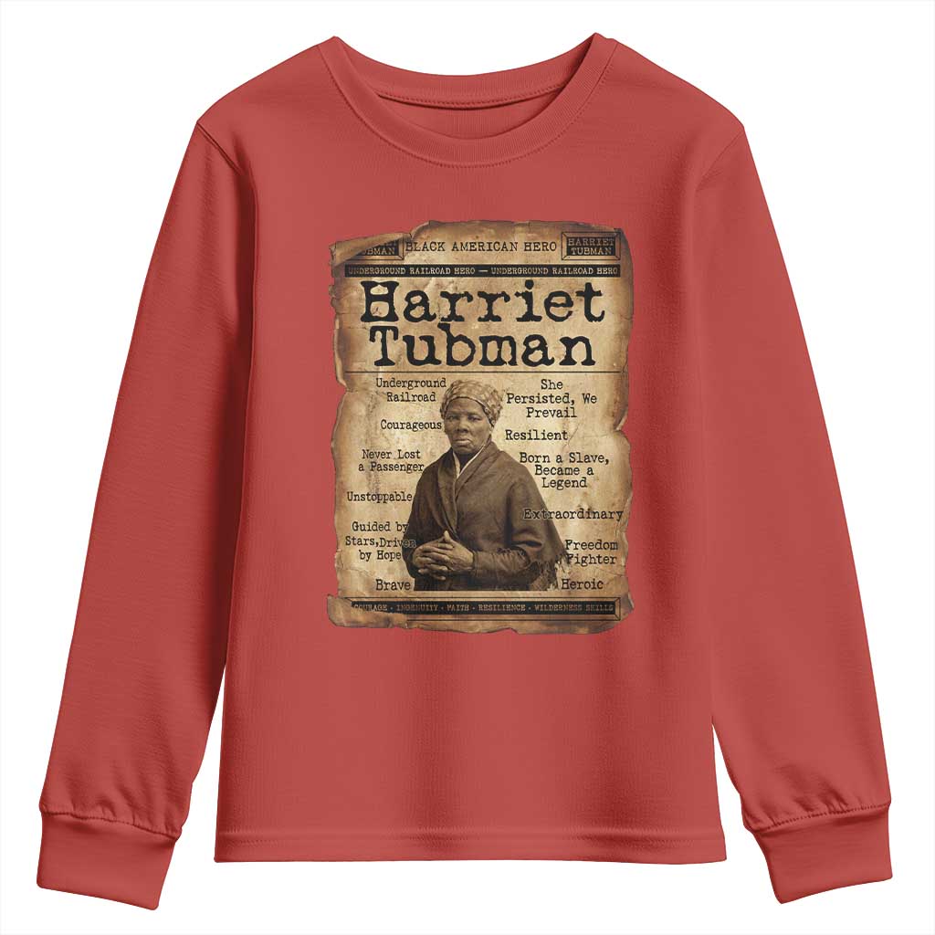The Underground Railroad Hero Youth Sweatshirt Harriet Tubman Slavery Freedom Fighter Gift