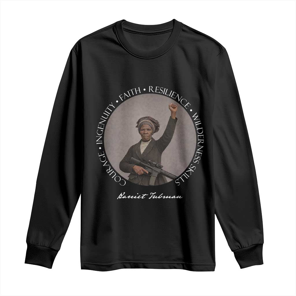 Harriet Tubman Leadership Long Sleeve Shirt Feminist History Gift