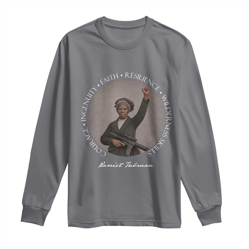 Harriet Tubman Leadership Long Sleeve Shirt Feminist History Gift