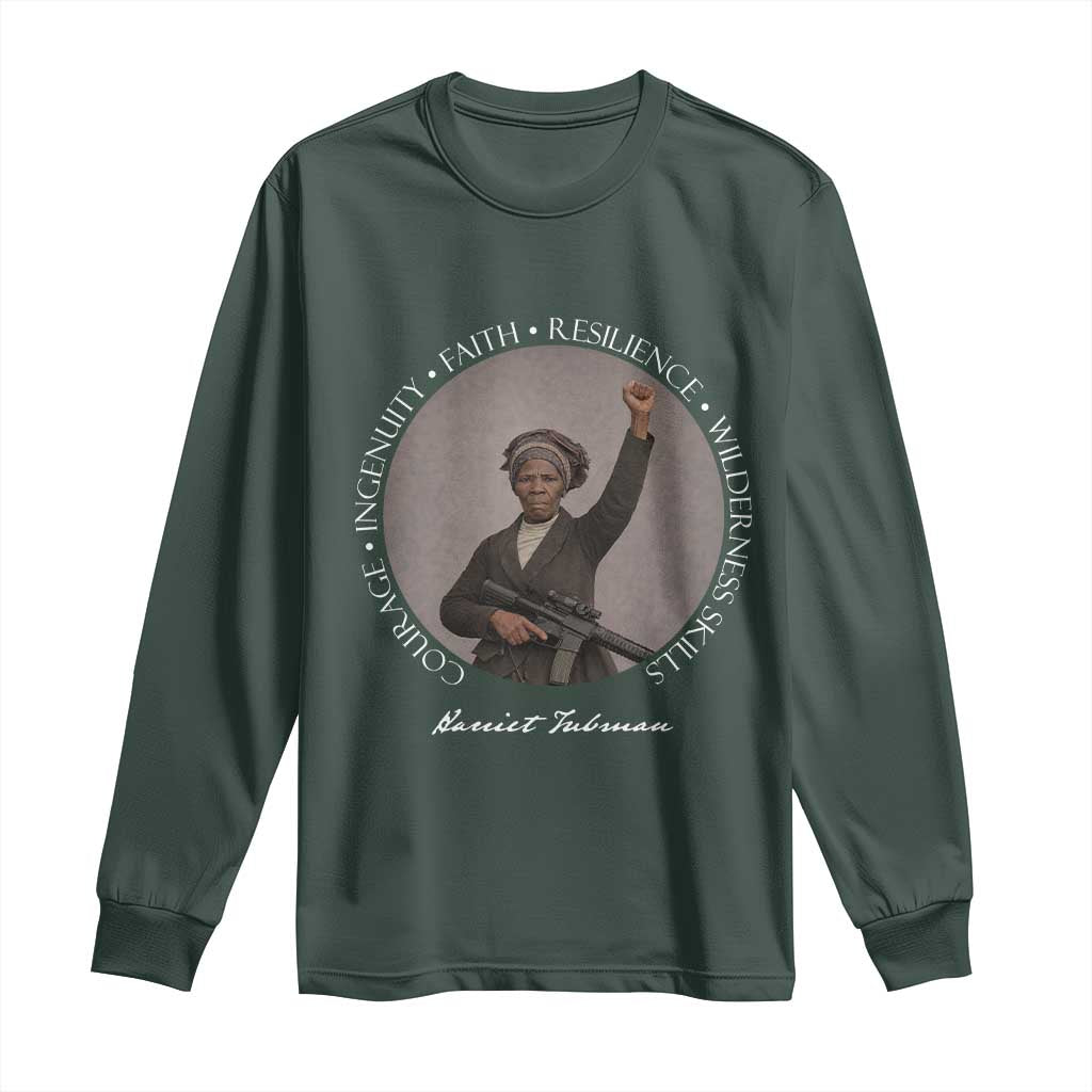 Harriet Tubman Leadership Long Sleeve Shirt Feminist History Gift