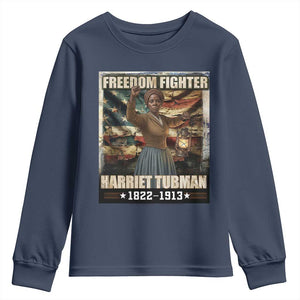 Harriet Tubman Youth Sweatshirt Black History African American Leader Gift