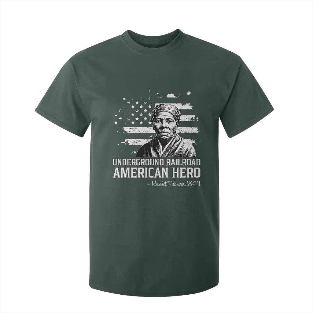 Harriet Tubman T Shirt For Kid Underground Railroad American Hero History