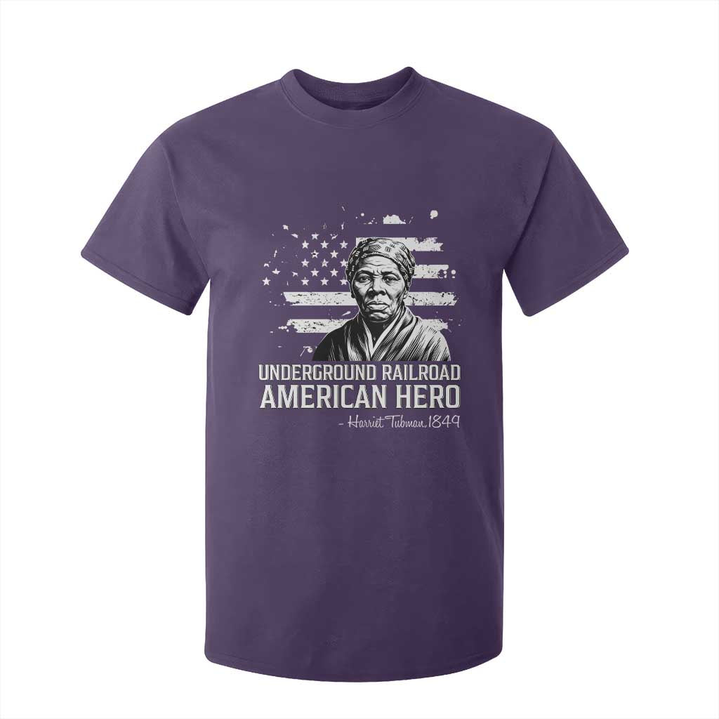 Harriet Tubman T Shirt For Kid Underground Railroad American Hero History
