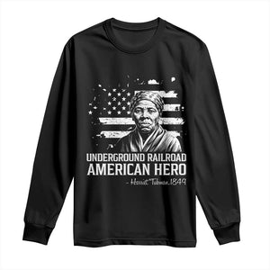 Harriet Tubman Long Sleeve Shirt Underground Railroad American Hero History