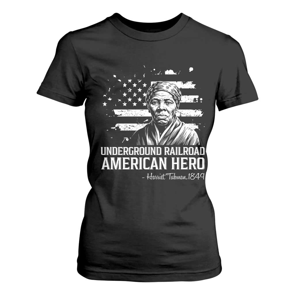 Harriet Tubman T Shirt For Women Underground Railroad American Hero History