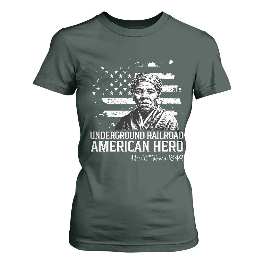 Harriet Tubman T Shirt For Women Underground Railroad American Hero History