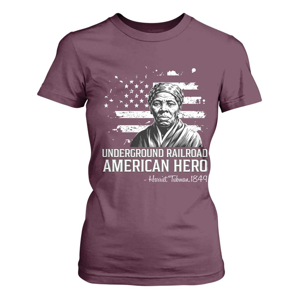 Harriet Tubman T Shirt For Women Underground Railroad American Hero History