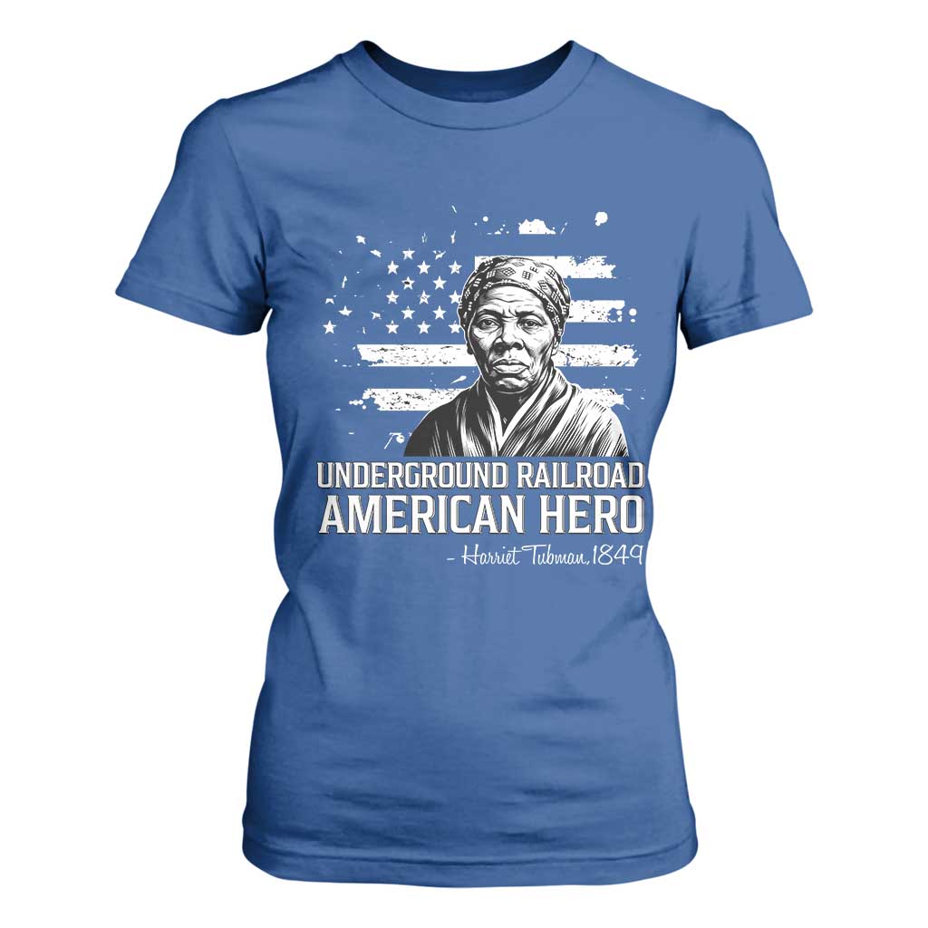 Harriet Tubman T Shirt For Women Underground Railroad American Hero History