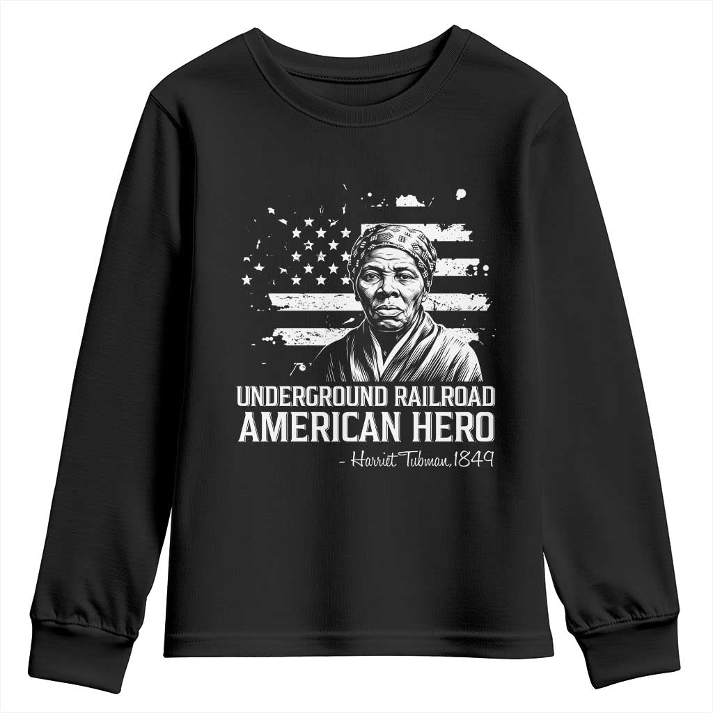 Harriet Tubman Youth Sweatshirt Underground Railroad American Hero History