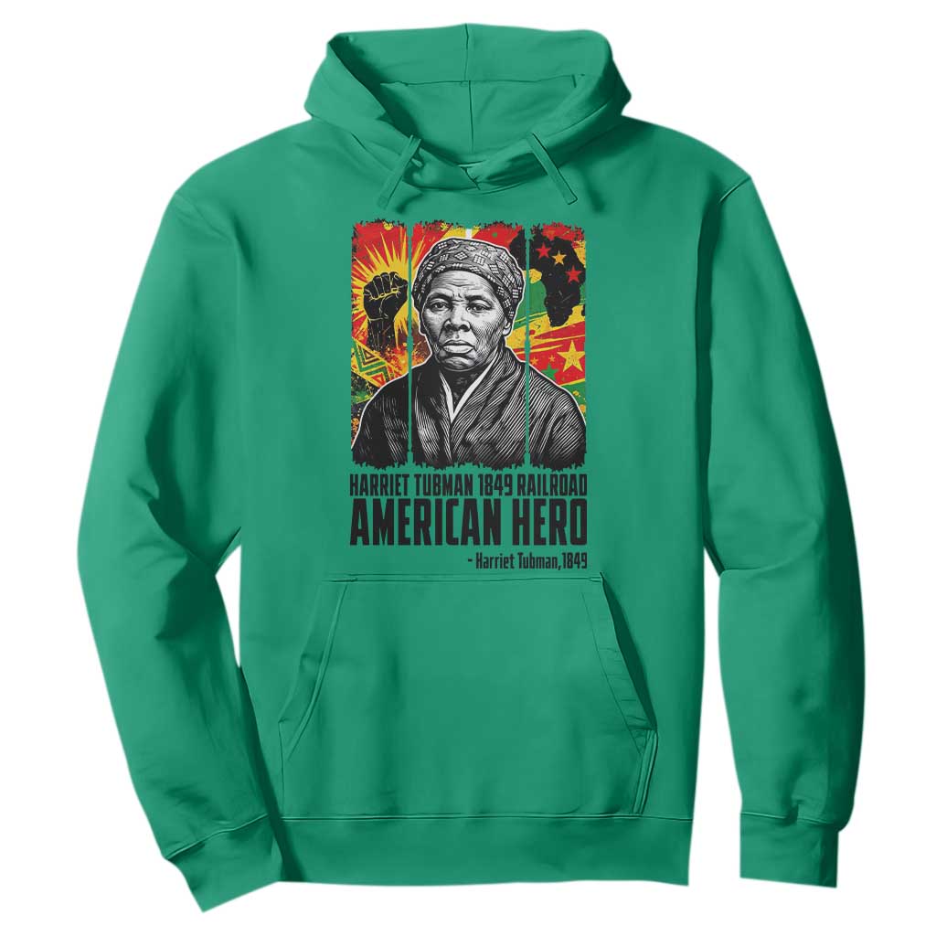 Harriet Tubman Black History Month Hoodie Underground Railroad American Hero History