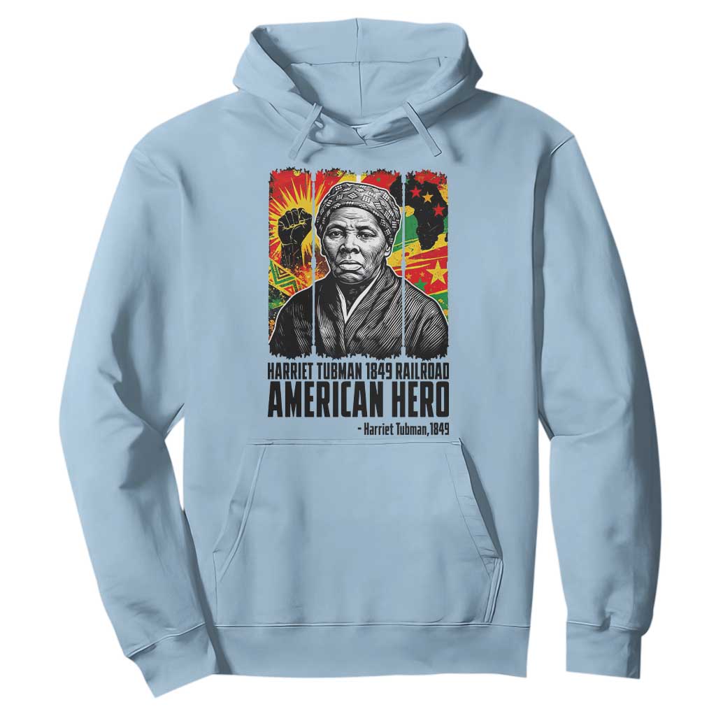 Harriet Tubman Black History Month Hoodie Underground Railroad American Hero History