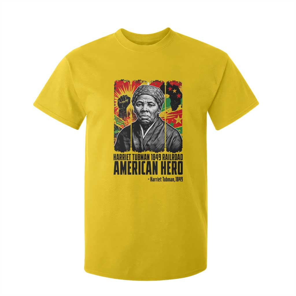 Harriet Tubman Black History Month T Shirt For Kid Underground Railroad American Hero History