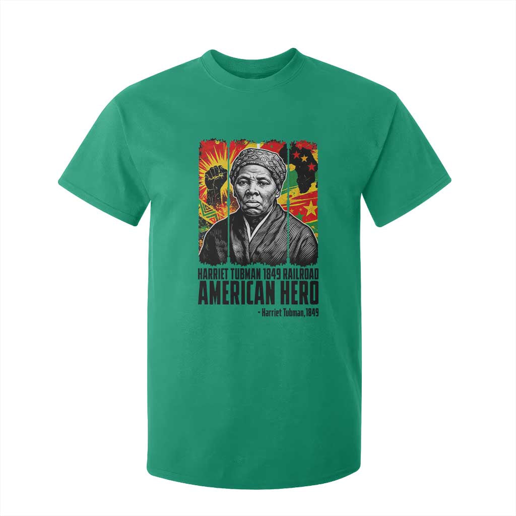 Harriet Tubman Black History Month T Shirt For Kid Underground Railroad American Hero History