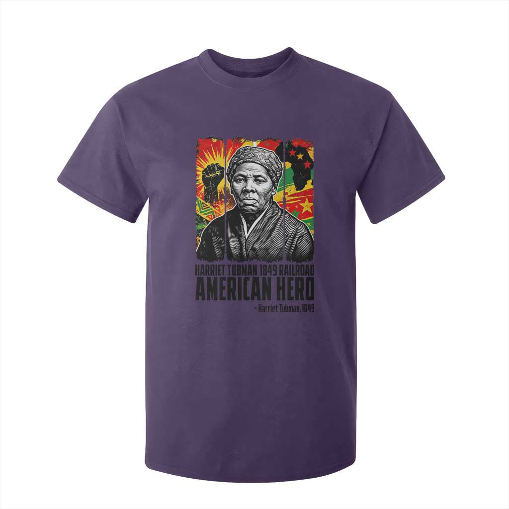 Harriet Tubman Black History Month T Shirt For Kid Underground Railroad American Hero History