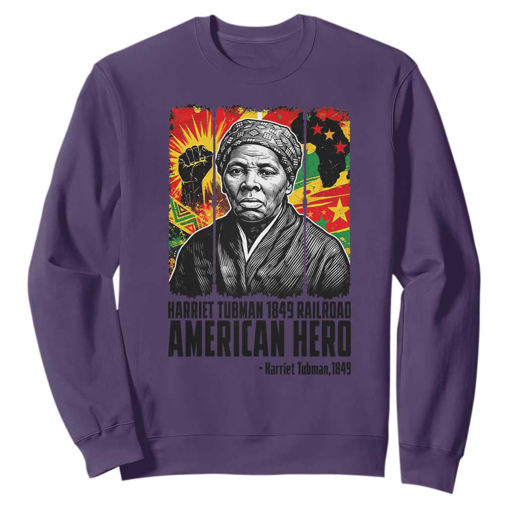 Harriet Tubman Black History Month Sweatshirt Underground Railroad American Hero History