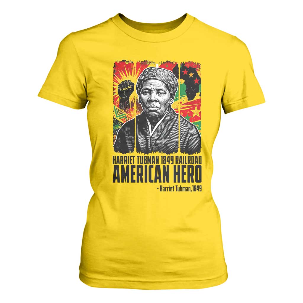 Harriet Tubman Black History Month T Shirt For Women Underground Railroad American Hero History