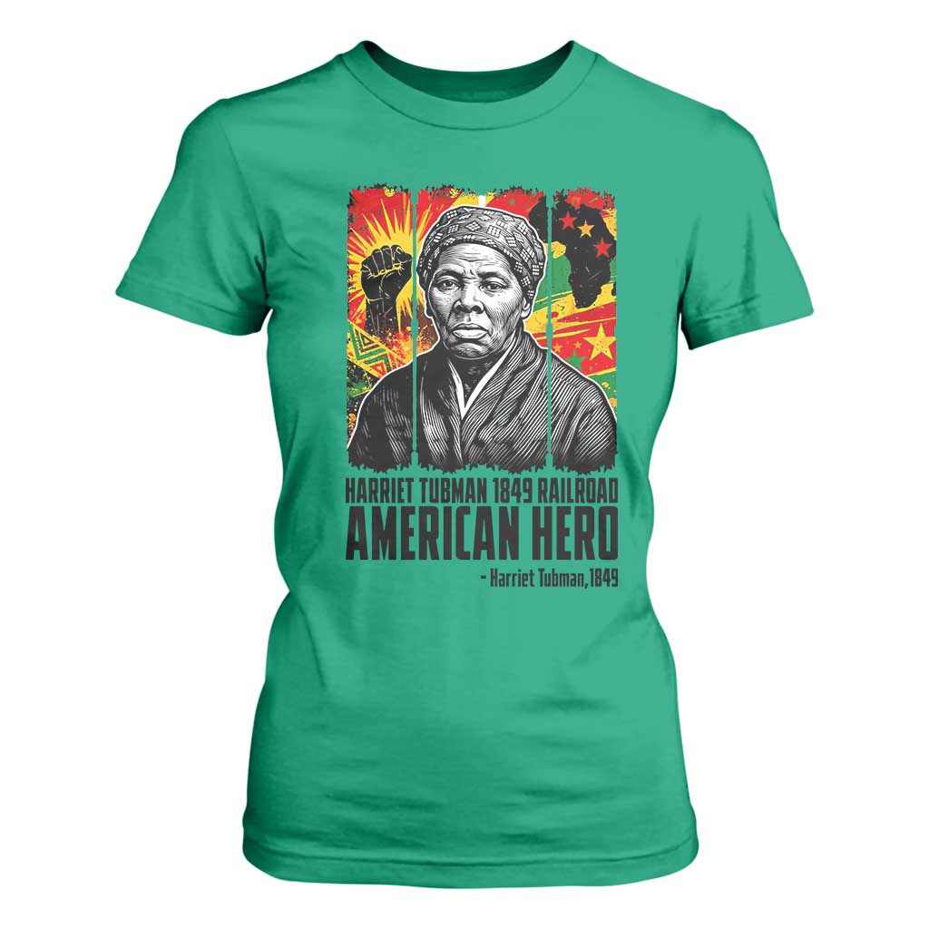 Harriet Tubman Black History Month T Shirt For Women Underground Railroad American Hero History