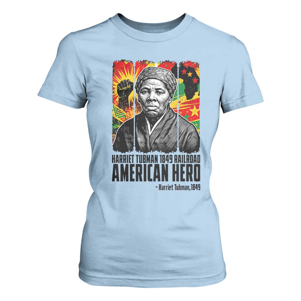 Harriet Tubman Black History Month T Shirt For Women Underground Railroad American Hero History