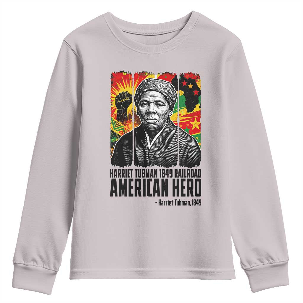Harriet Tubman Black History Month Youth Sweatshirt Underground Railroad American Hero History