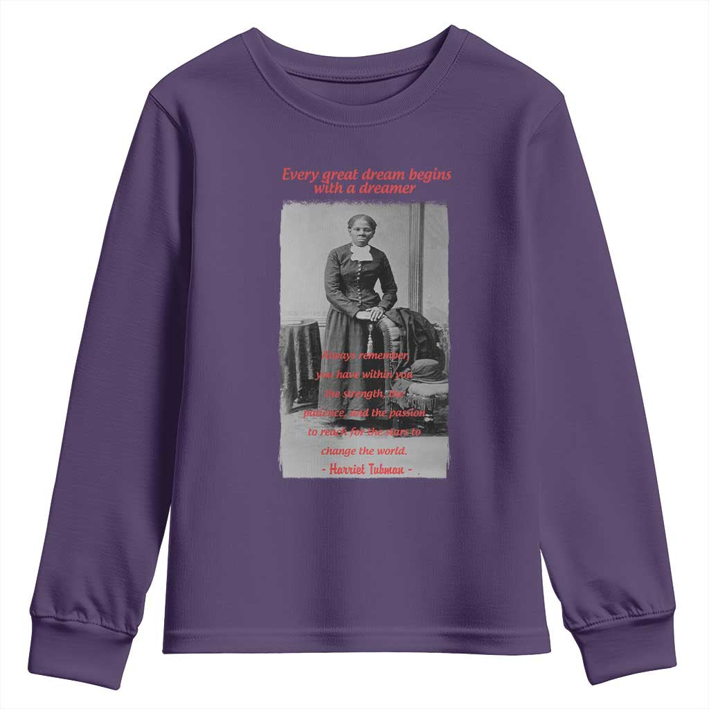 Harriet Tubman Youth Sweatshirt Black History Month