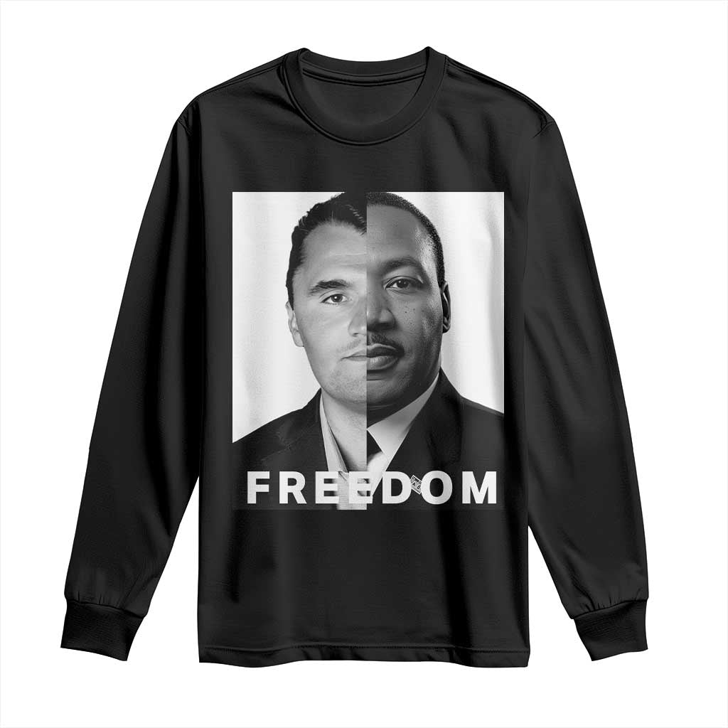 Freedom Charlie Kirk Long Sleeve Shirt Martin Luther King Jr - African Pride