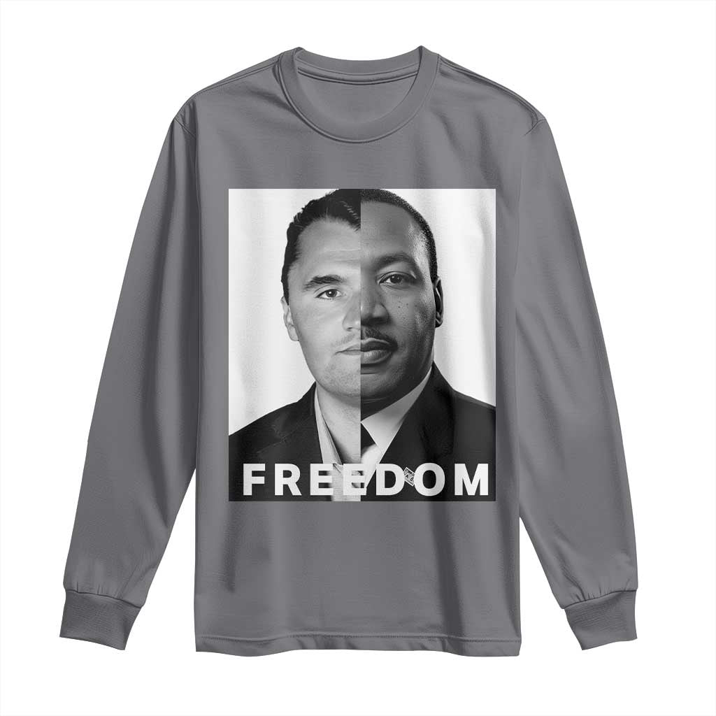 Freedom Charlie Kirk Long Sleeve Shirt Martin Luther King Jr - African Pride