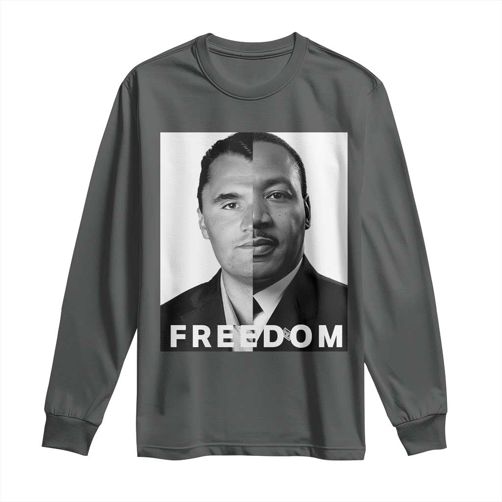 Freedom Charlie Kirk Long Sleeve Shirt Martin Luther King Jr - African Pride