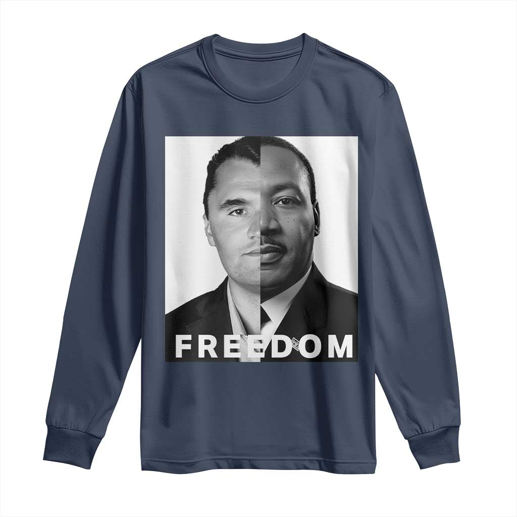 Freedom Charlie Kirk Long Sleeve Shirt Martin Luther King Jr - African Pride