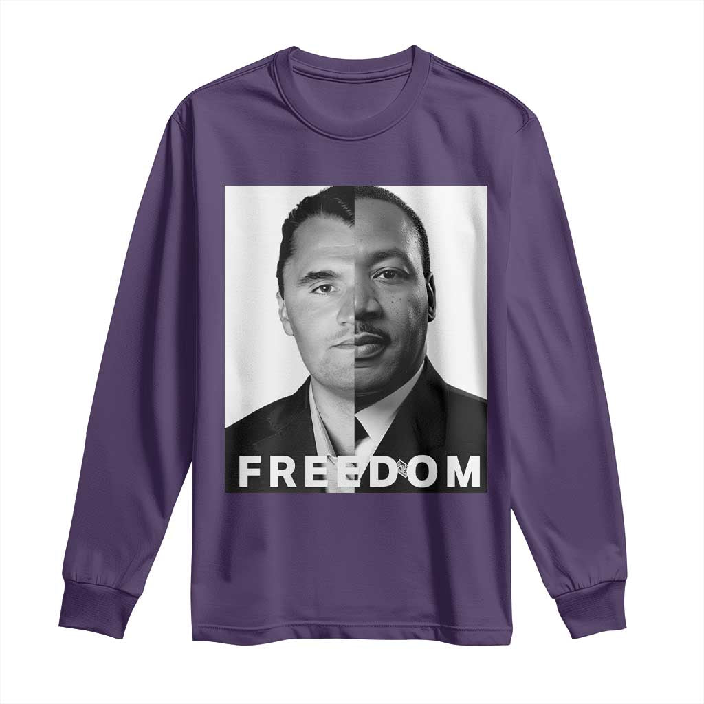 Freedom Charlie Kirk Long Sleeve Shirt Martin Luther King Jr - African Pride