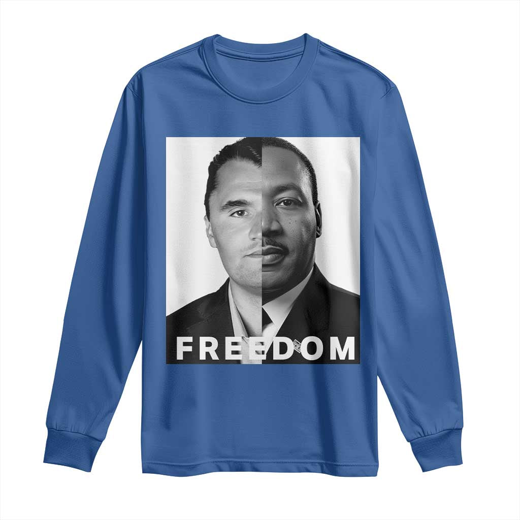 Freedom Charlie Kirk Long Sleeve Shirt Martin Luther King Jr - African Pride