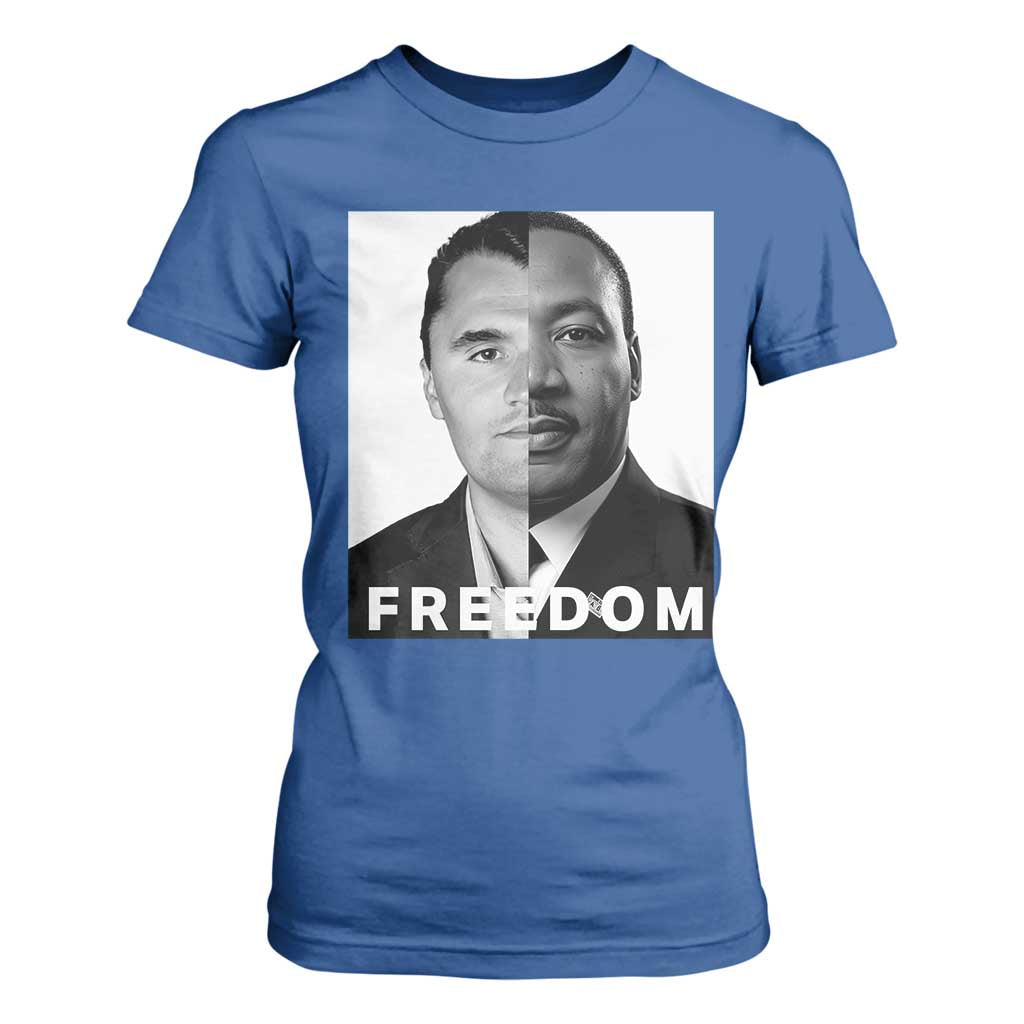 Freedom Charlie Kirk T Shirt For Women Martin Luther King Jr - African Pride