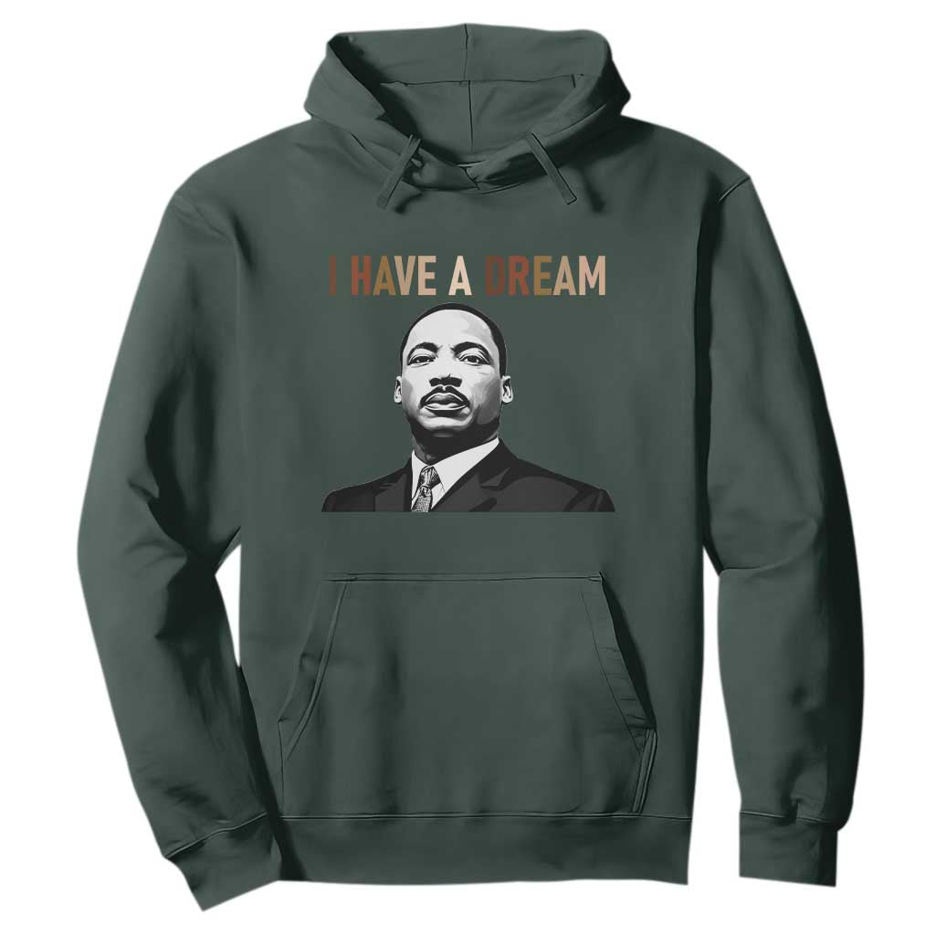 Martin Luther King Jr Hoodie I Have a Dream Cool Melanin Black History - African Pride
