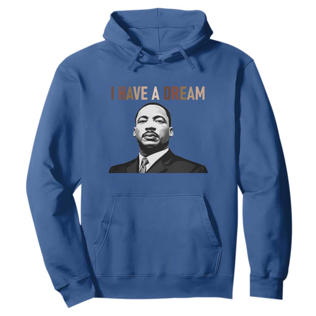 Martin Luther King Jr Hoodie I Have a Dream Cool Melanin Black History - African Pride