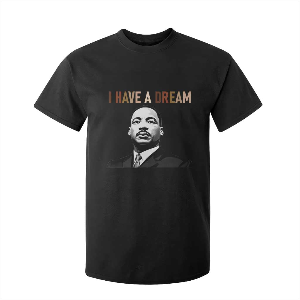 Martin Luther King Jr T Shirt For Kid I Have a Dream Cool Melanin Black History - African Pride
