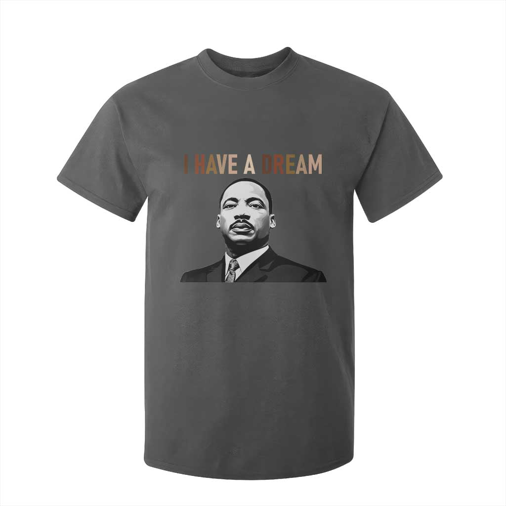 Martin Luther King Jr T Shirt For Kid I Have a Dream Cool Melanin Black History - African Pride