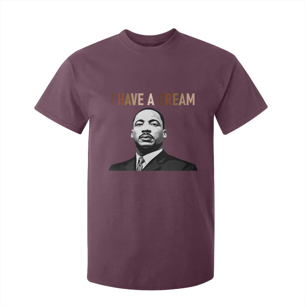Martin Luther King Jr T Shirt For Kid I Have a Dream Cool Melanin Black History - African Pride