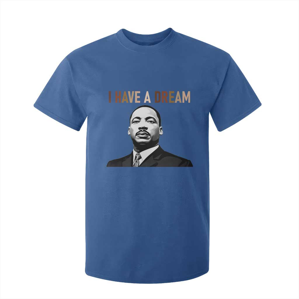 Martin Luther King Jr T Shirt For Kid I Have a Dream Cool Melanin Black History - African Pride