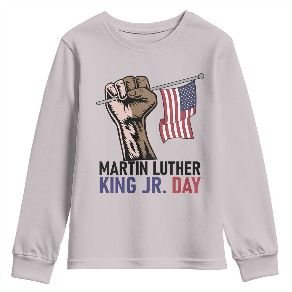Martin Luther King Jr Youth Sweatshirt Black History Month - African Pride