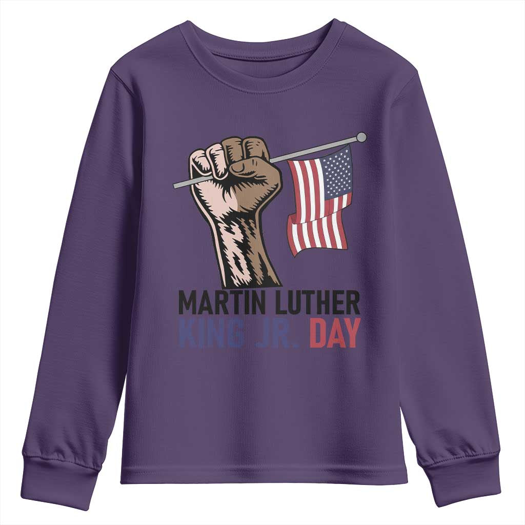 Martin Luther King Jr Youth Sweatshirt Black History Month - African Pride