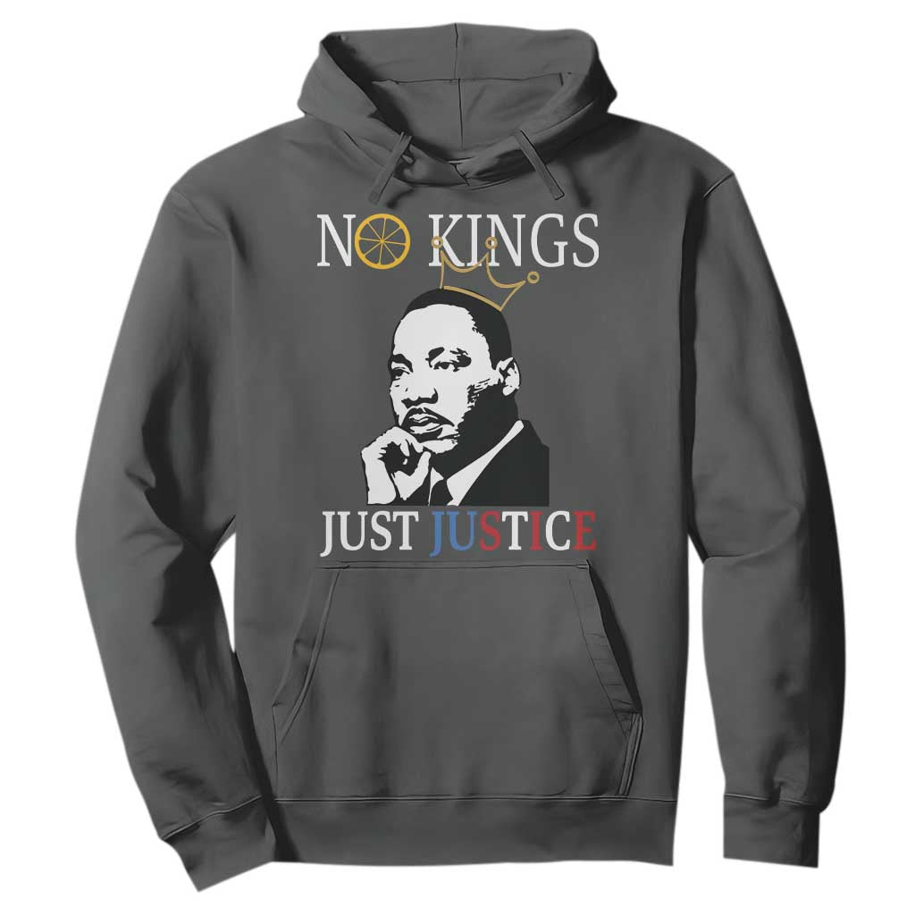 Martin Luther King Jr Hoodie No Kings Just Justice - African Pride