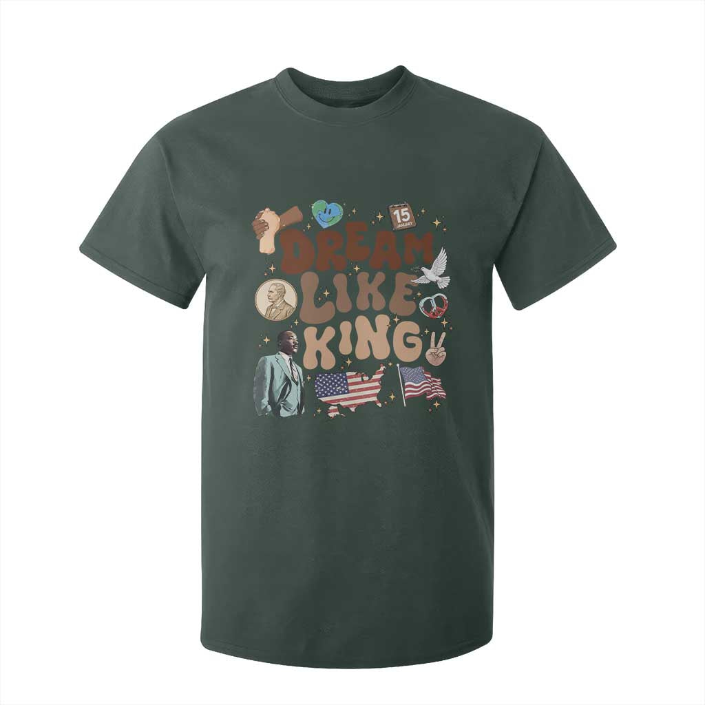 Martin Luther King Jr T Shirt For Kid Black History Melanin African American - African Pride