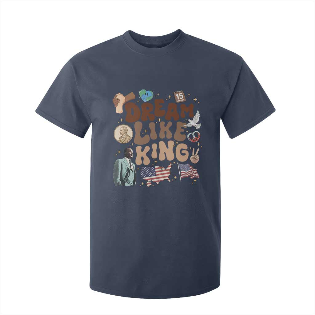 Martin Luther King Jr T Shirt For Kid Black History Melanin African American - African Pride