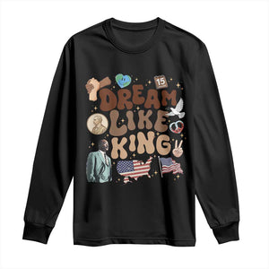 Martin Luther King Jr Long Sleeve Shirt Black History Melanin African American - African Pride