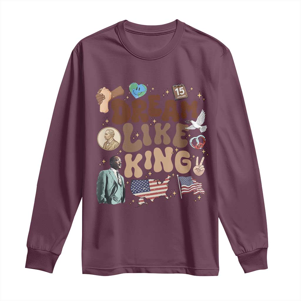 Martin Luther King Jr Long Sleeve Shirt Black History Melanin African American - African Pride