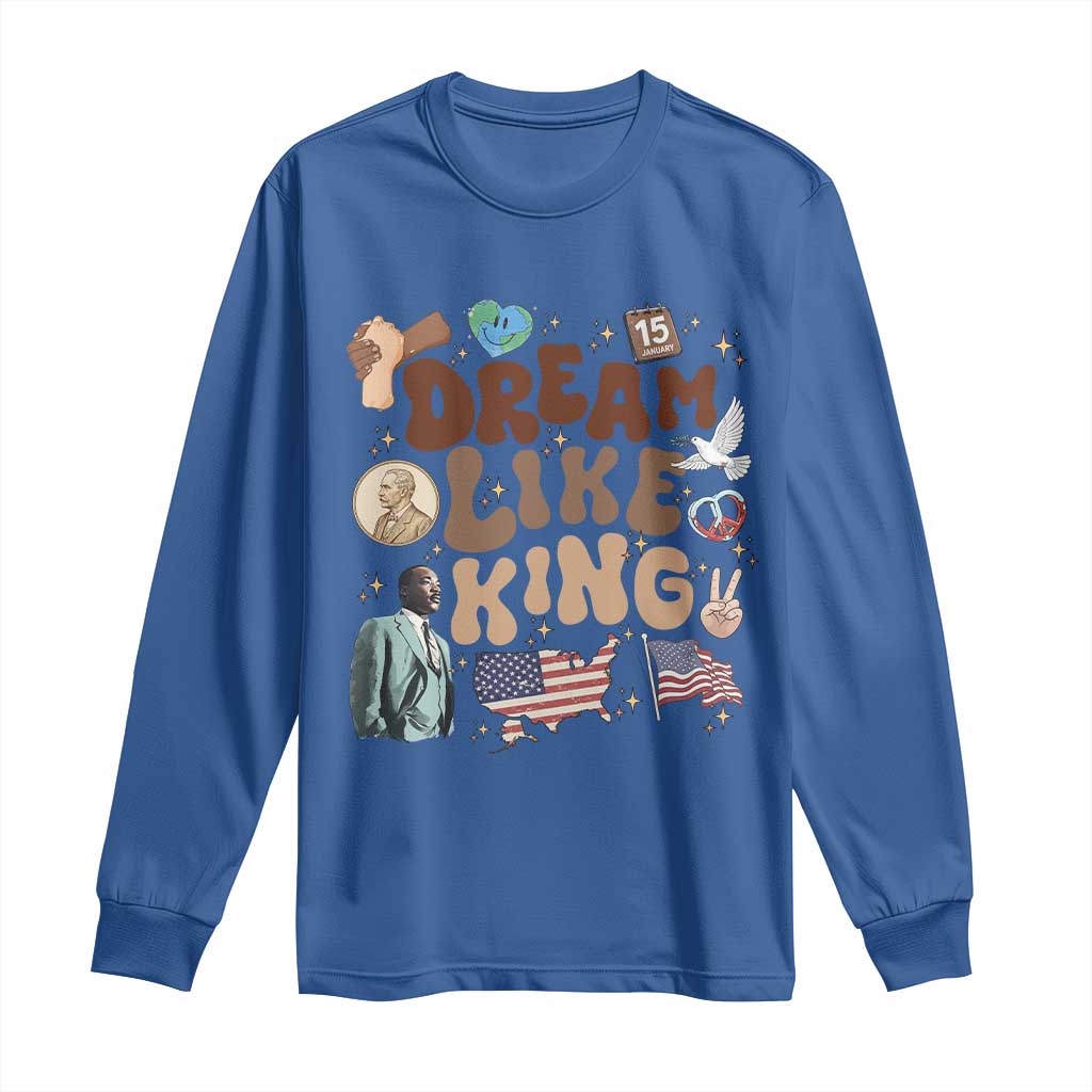 Martin Luther King Jr Long Sleeve Shirt Black History Melanin African American - African Pride