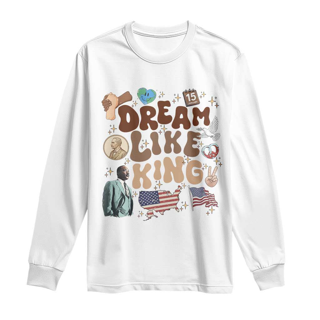 Martin Luther King Jr Long Sleeve Shirt Black History Melanin African American - African Pride