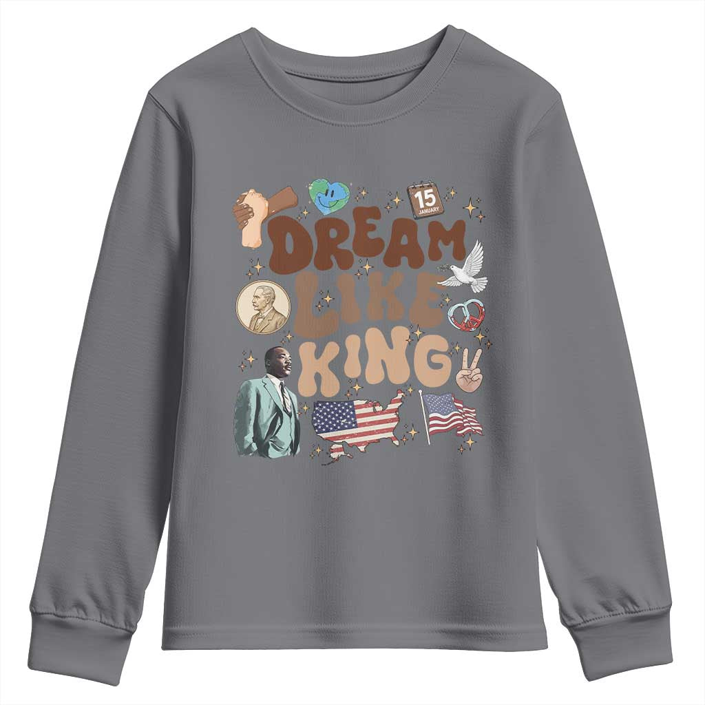 Martin Luther King Jr Youth Sweatshirt Black History Melanin African American - African Pride
