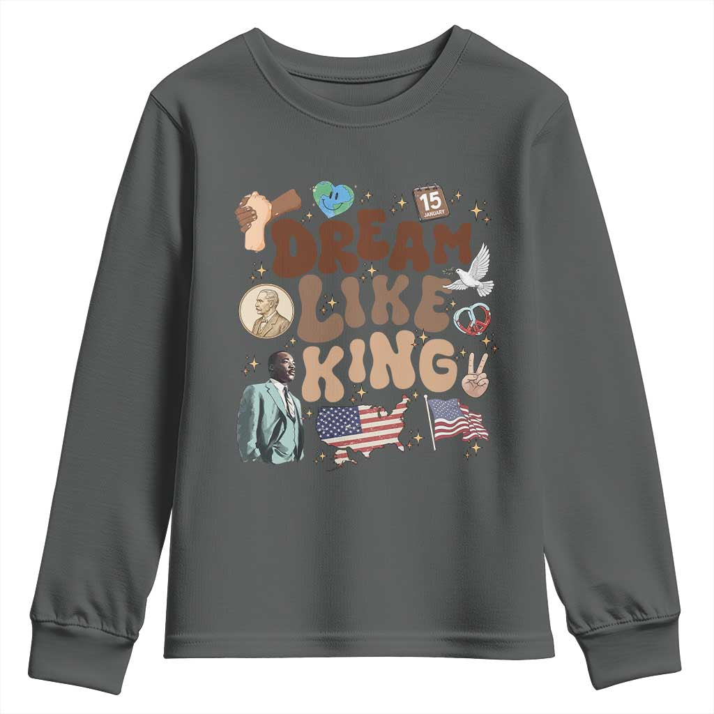 Martin Luther King Jr Youth Sweatshirt Black History Melanin African American - African Pride