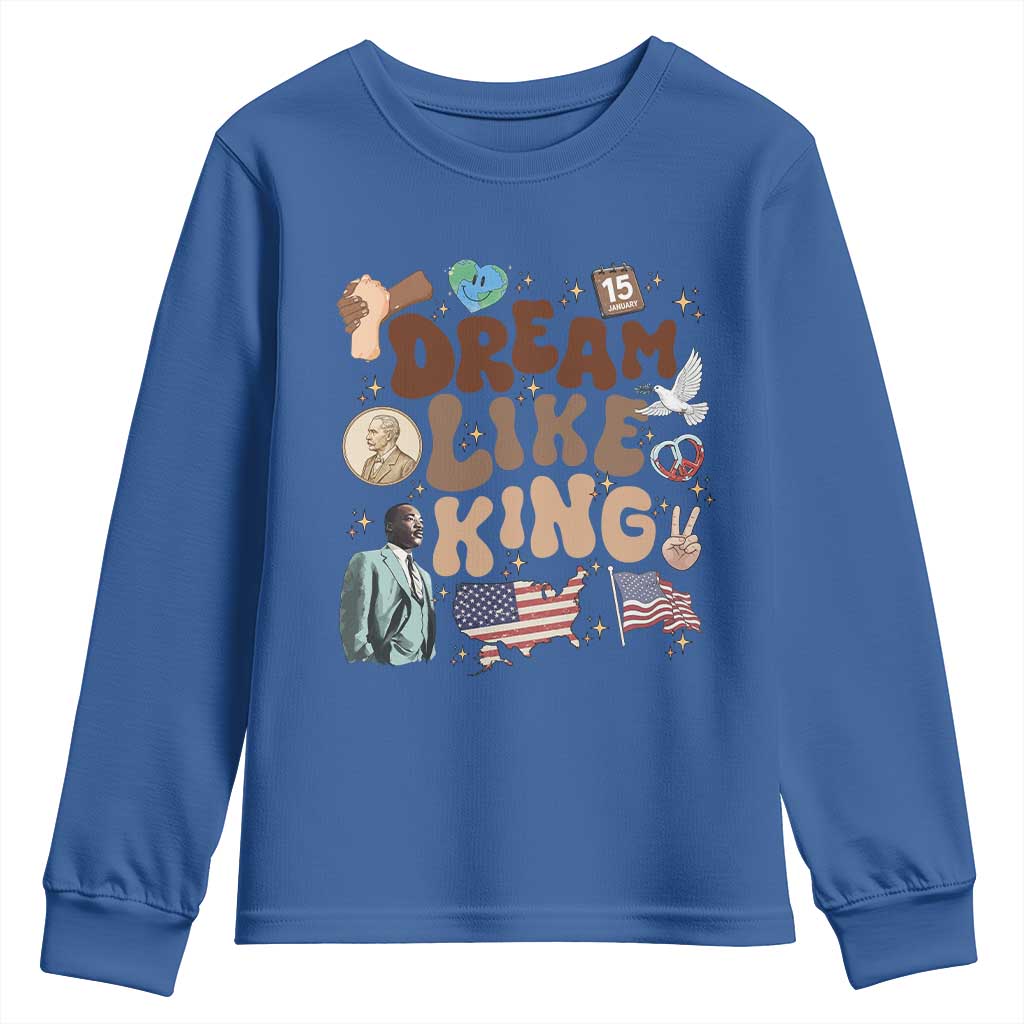 Martin Luther King Jr Youth Sweatshirt Black History Melanin African American - African Pride