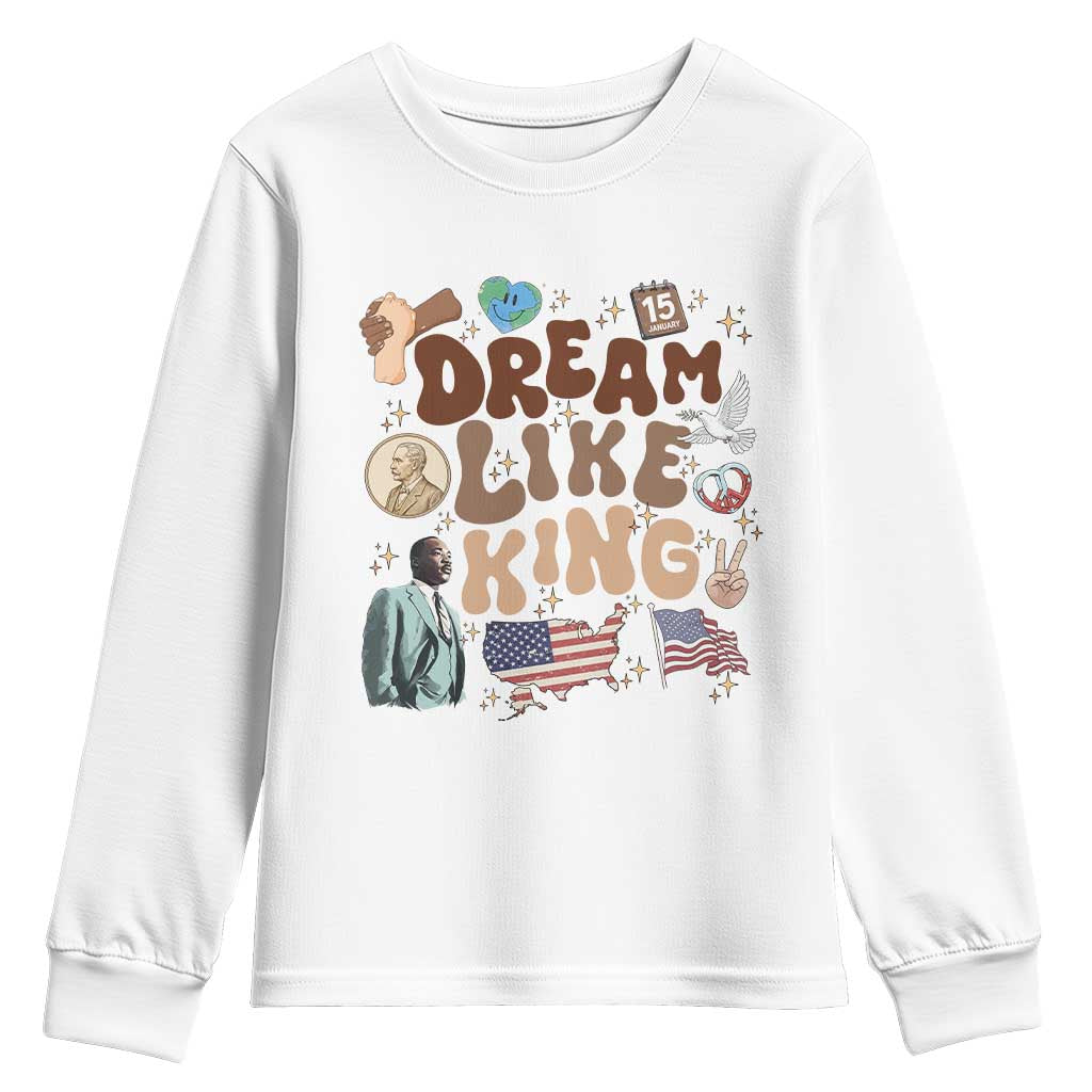 Martin Luther King Jr Youth Sweatshirt Black History Melanin African American - African Pride